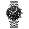 Luxury Gold Stainless Steel Sport Wrist Watch