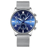 Luxury Gold Stainless Steel Sport Wrist Watch