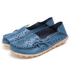New Moccasins Slip On Loafers Genuine Leather & Driving Woman Shoes