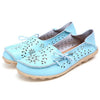 New Moccasins Slip On Loafers Genuine Leather & Driving Woman Shoes
