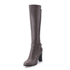 High Knee Fashion High Heels Round Boot For Women