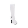 Long High Heels Boot Fashion Platform Shoes For Women With Round Boots