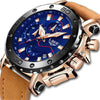 Top Brand Luxury Big Dial Chronograph Sport Watch