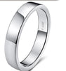925 Sterling Silver Classic Round Shape Simple Style Anniversary Wedding Ring