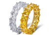100%  Real 925 Sterling Silver Men Women  Engagement & Wedding Rings